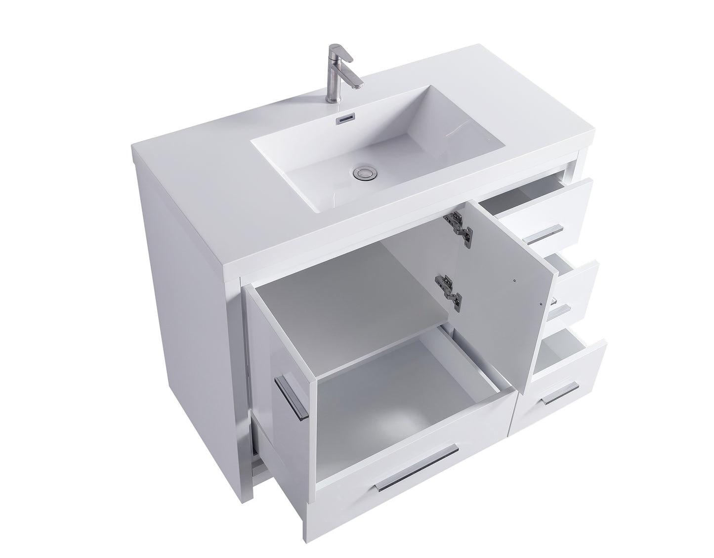 ODBO 42"x19 3/4"x35" Bathroom Cabinet with Doors Wall Cabinet ODBO2-42R