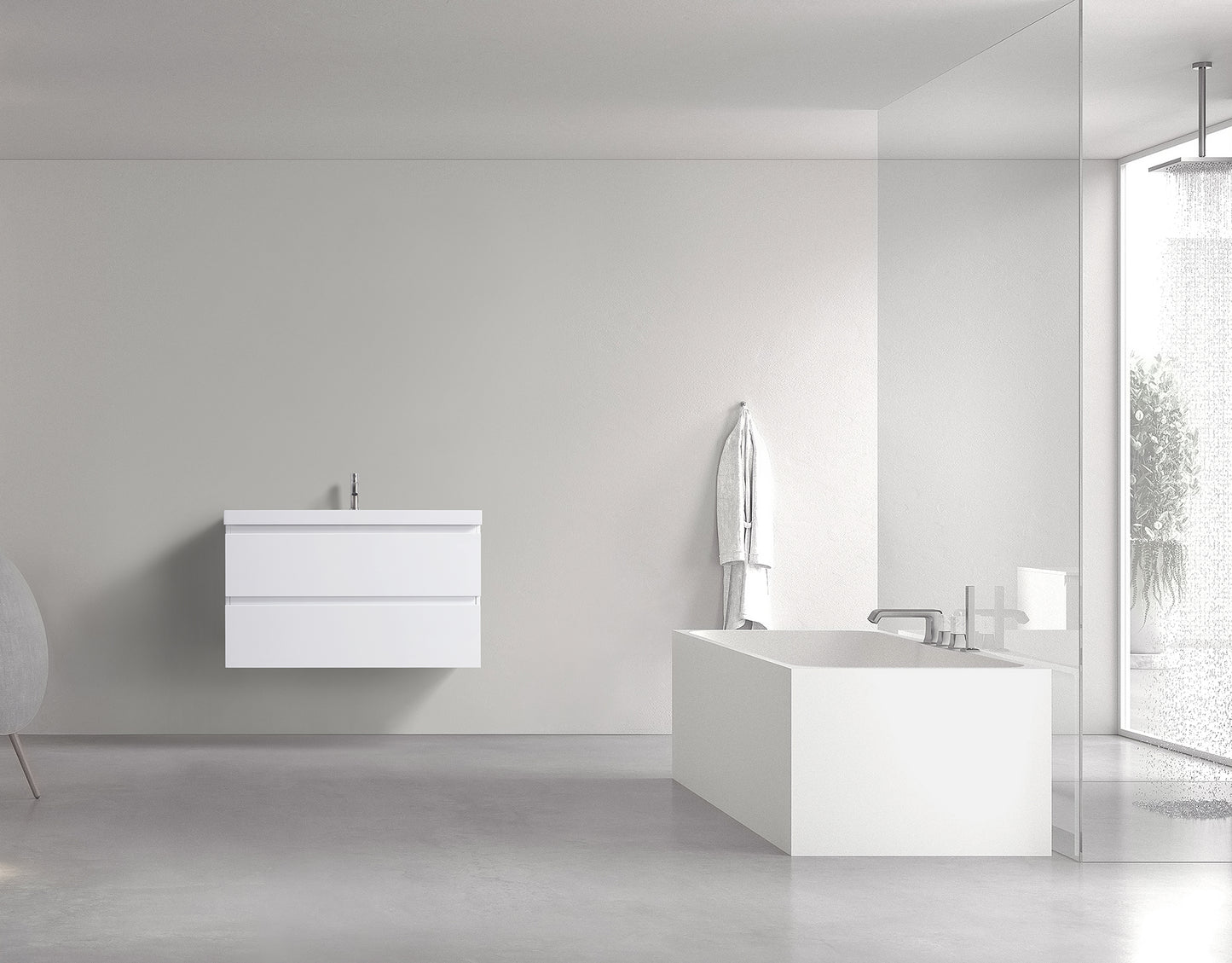 ODBO 35 1/2"x19 3/4"x21 3/4" Over The Toilet Storage Cabinet Wall Cabinet for Bathroom ODBO1-36