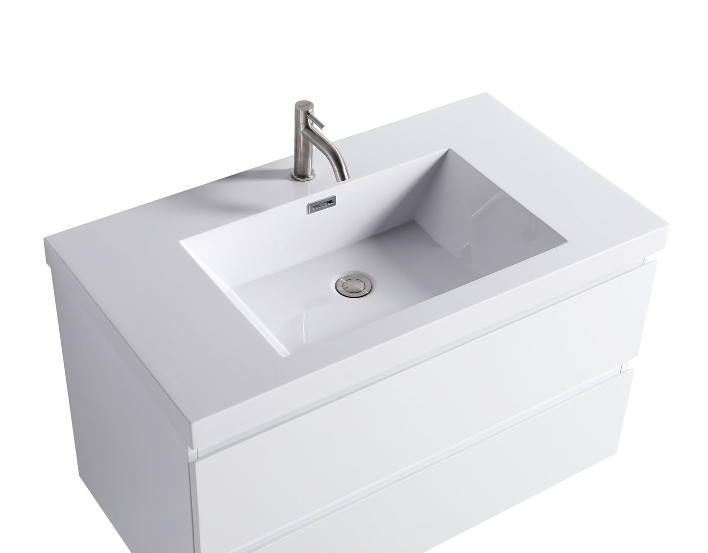 ODBO 35 1/2"x19 3/4"x21 3/4" Over The Toilet Storage Cabinet Wall Cabinet for Bathroom ODBO1-36