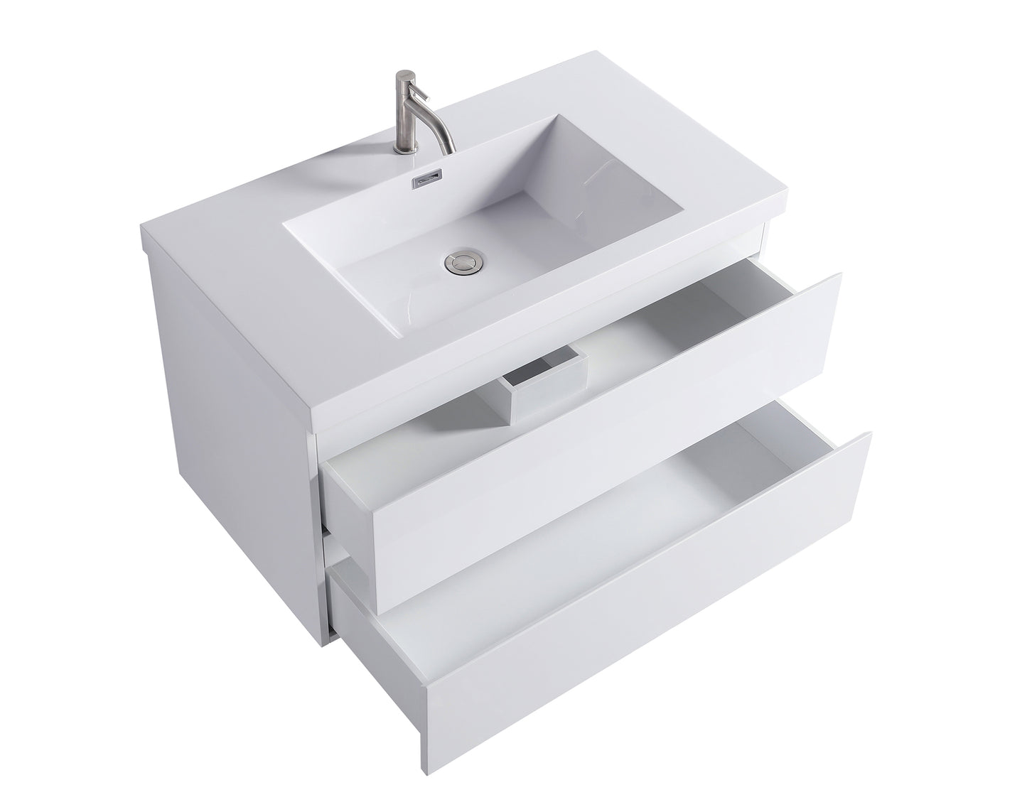 ODBO 35 1/2"x19 3/4"x21 3/4" Over The Toilet Storage Cabinet Wall Cabinet for Bathroom ODBO1-36