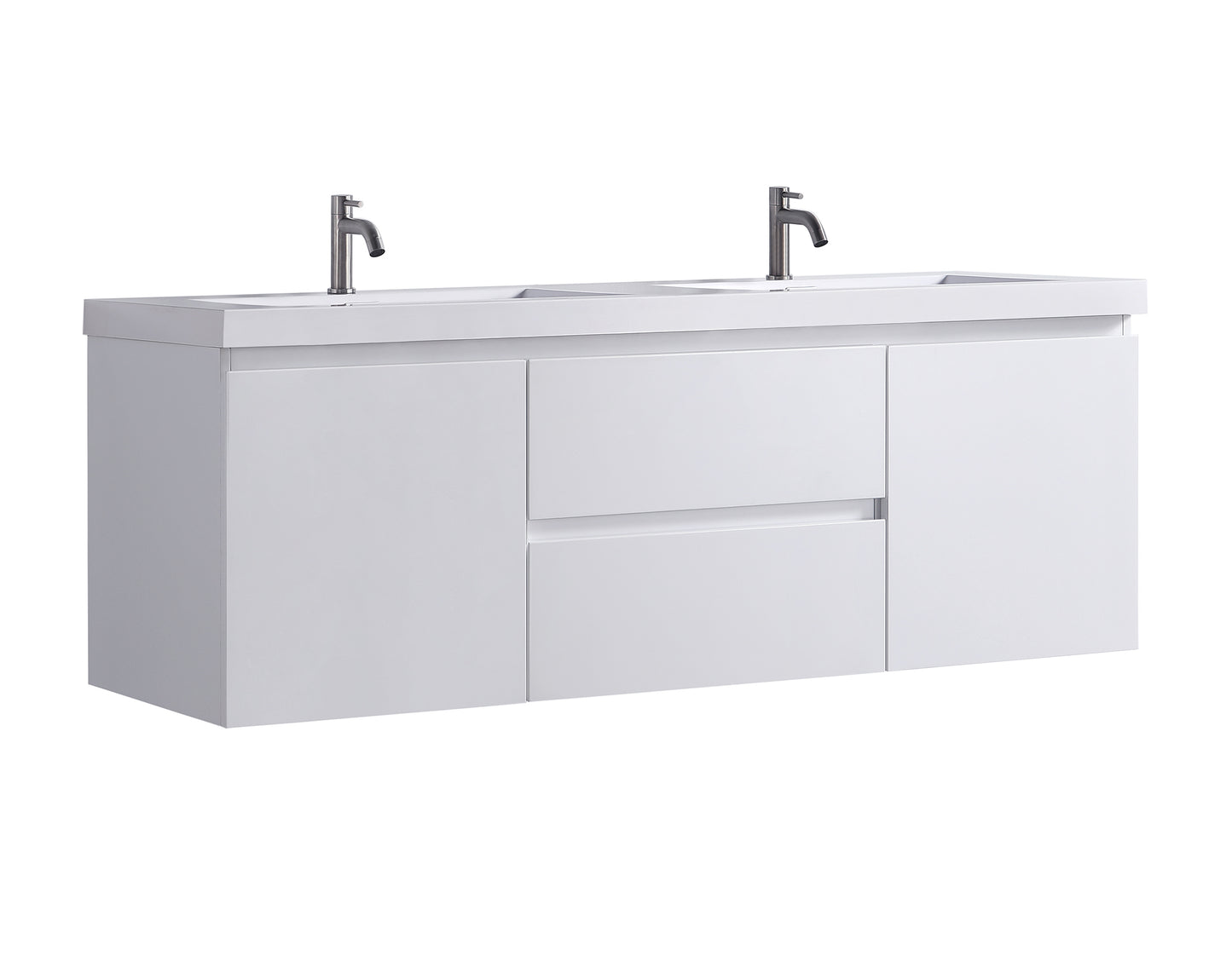 ODBO 59 1/4"x19 3/4"x21 3/4" Bathroom Wall Cabinet Over Toilet ODBO1-60D