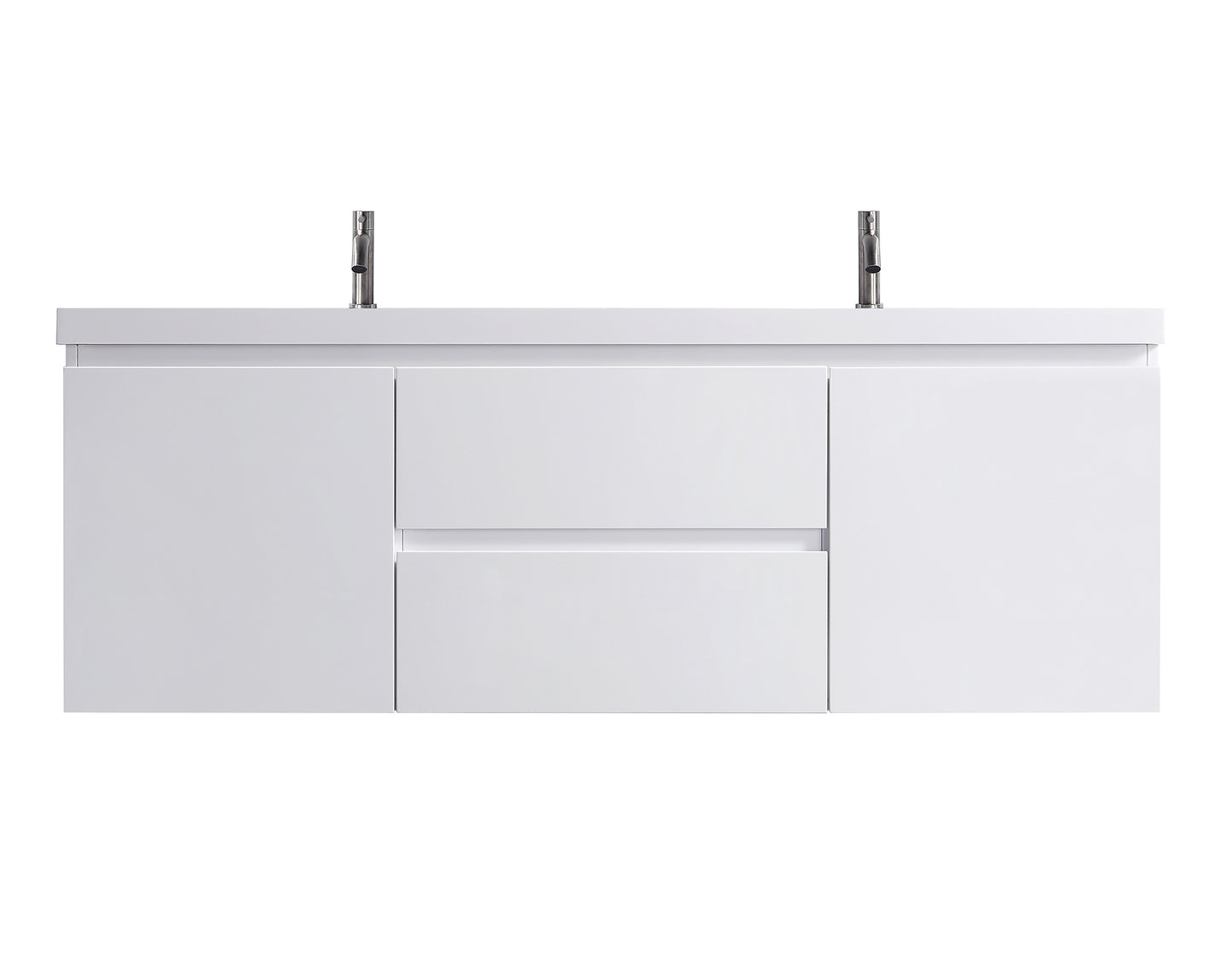 ODBO 59 1/4"x19 3/4"x21 3/4" Bathroom Wall Cabinet Over Toilet ODBO1-60D