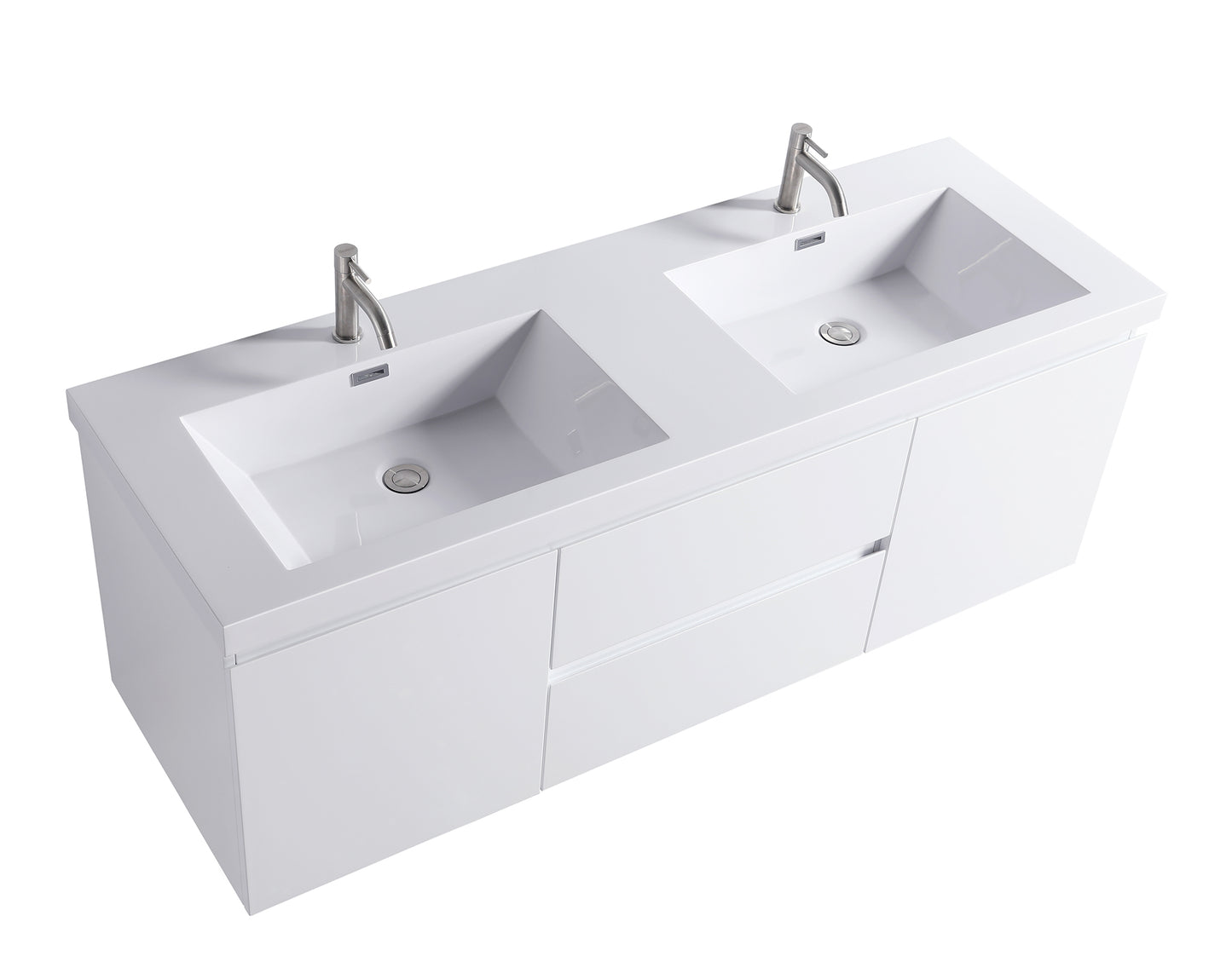 ODBO 59 1/4"x19 3/4"x21 3/4" Bathroom Wall Cabinet Over Toilet ODBO1-60D