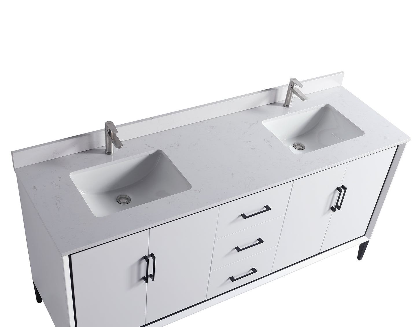 ODBO 72"x22"x35" Over The Toilet Bathroom Storage Cabinet for Bathroom ODBO4-72DWHT