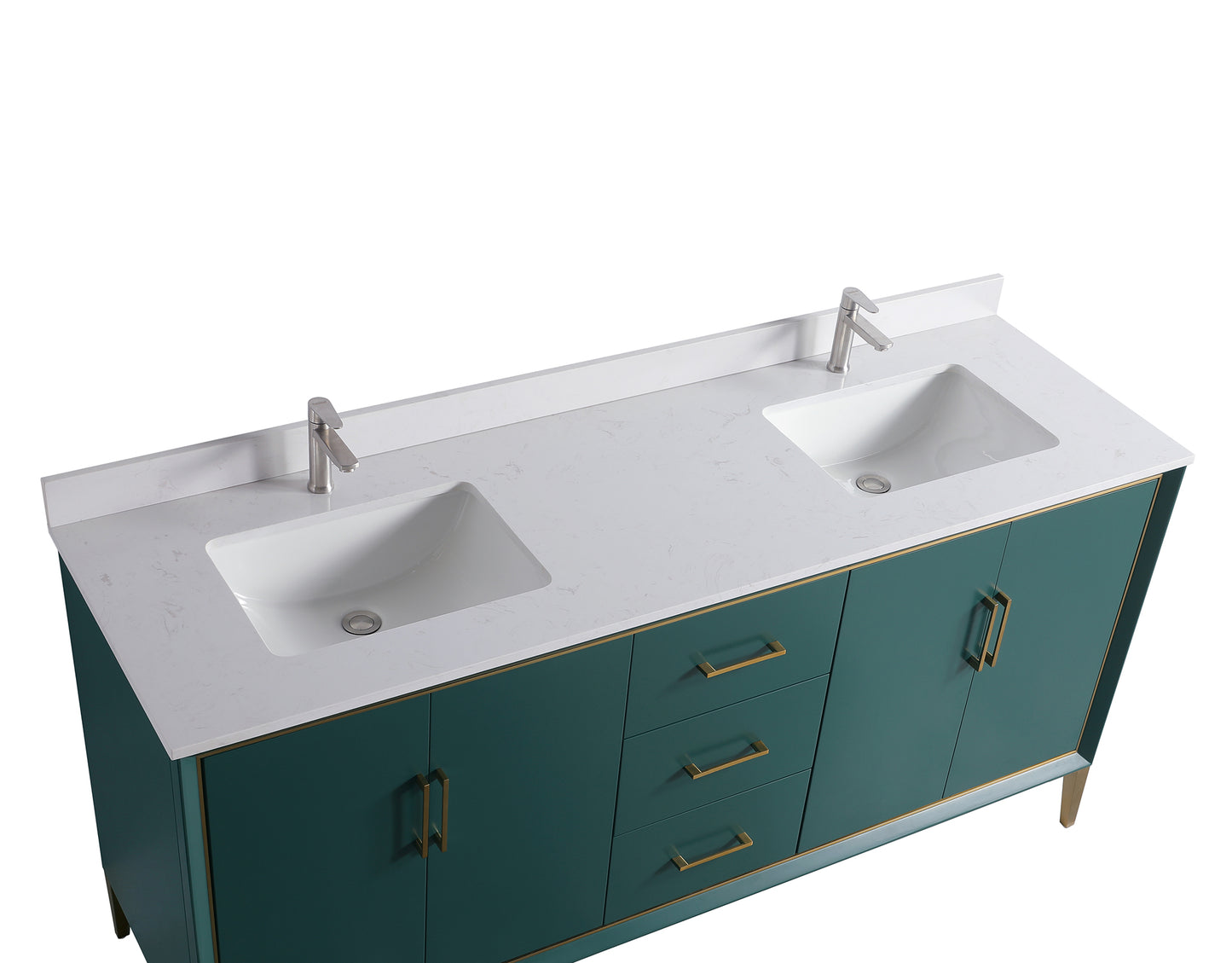ODBO 72"x22"x35" Bathroom Wall Cabinet Over Toilet ODBO4-72DGRN