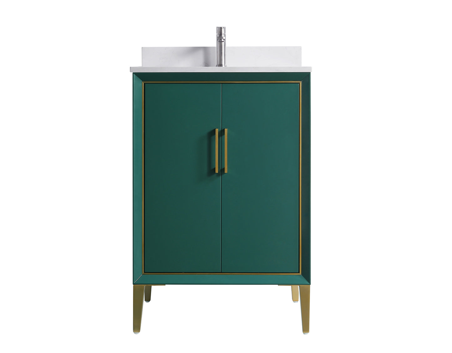ODBO 24"x22"x35" Cabinet Storage with Doors and Shelf Cottage Collection Wall Cabinet ODBO4-24GRN