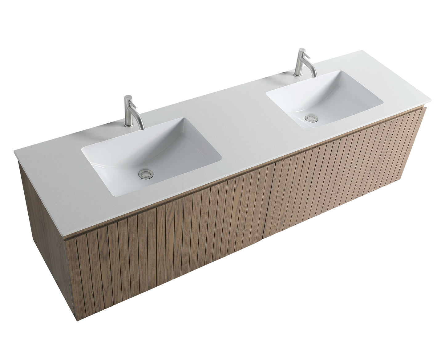 ODBO 72"x19 3/4"x20" Over Toilet Storage Cabinet with Doors ODBO5-72D