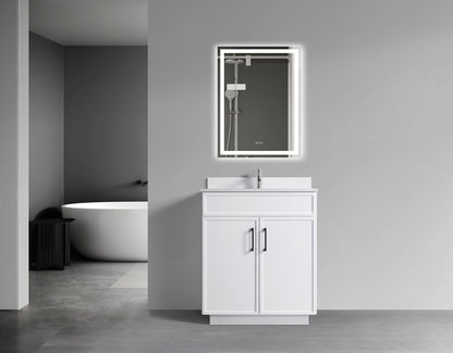 ODBO 30"x22"x35" Over Toilet Storage Cabinet with Doors ODBO3-30WHT