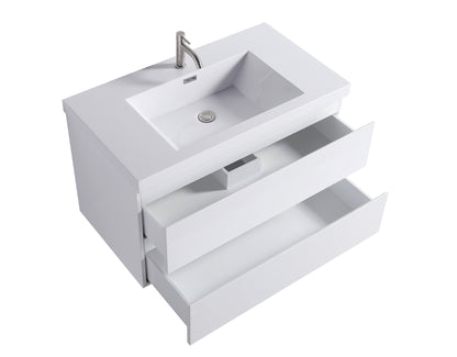 ODBO 35 1/2"x19 3/4"x21 3/4" Over The Toilet Storage Cabinet  Wall Cabinet for Bathroom ODBO1-36