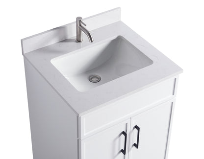 ODBO 24"x22"x35" The Toilet Storage Cabinet Bathroom ODBO3-24WHT