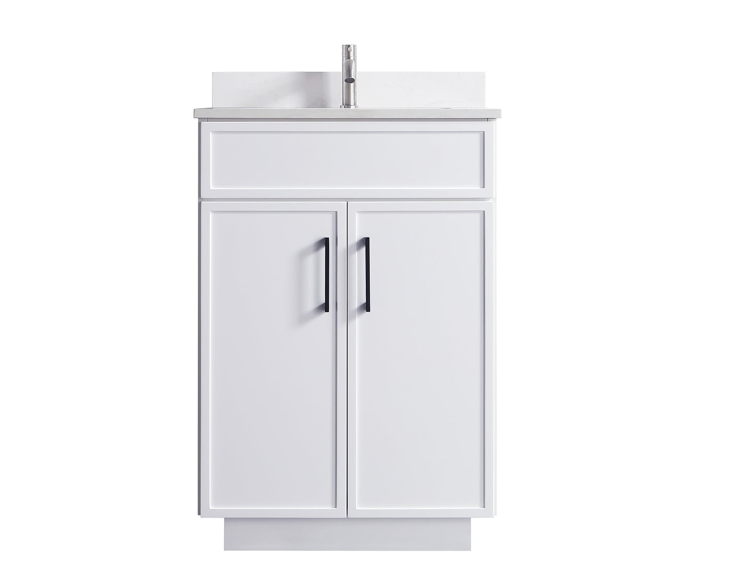 ODBO 24"x22"x35" The Toilet Storage Cabinet Bathroom ODBO3-24WHT