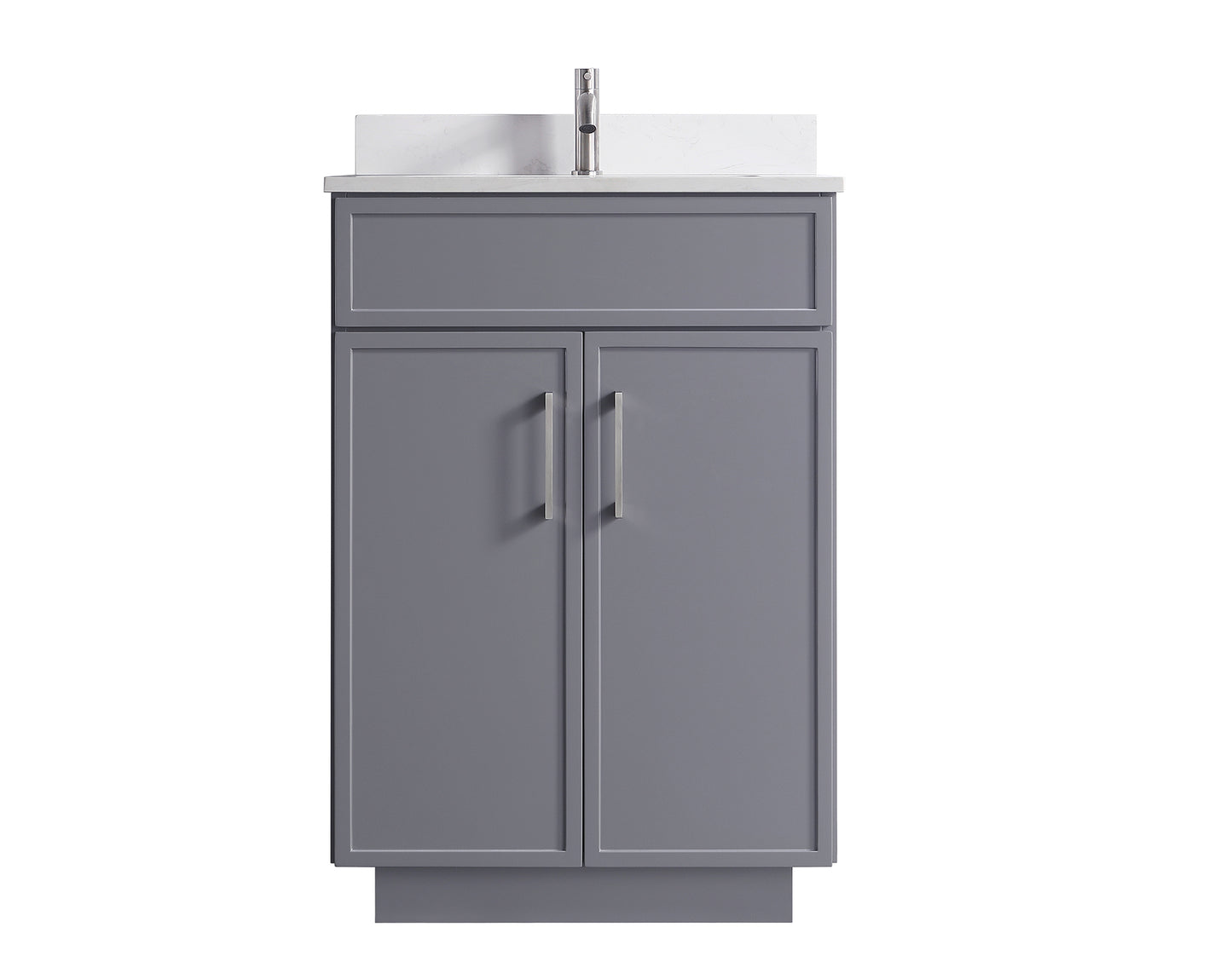 ODBO 24"x22"x35" Bathroom Cabinet with Doors Wall Cabinet ODBO3-24GRY