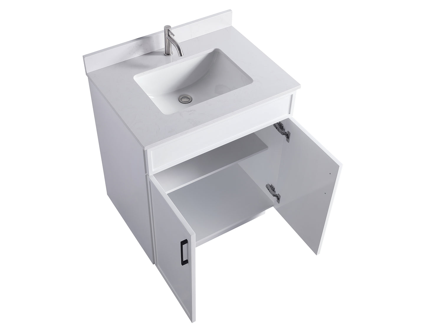 ODBO 30"x22"x35" Over Toilet Storage Cabinet with Doors ODBO3-30WHT