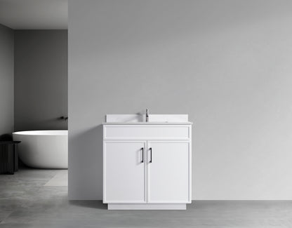 ODBO 36"x22"x35" Over The Toilet Storage Cabinet  for Bathroom ODBO3-36WHT