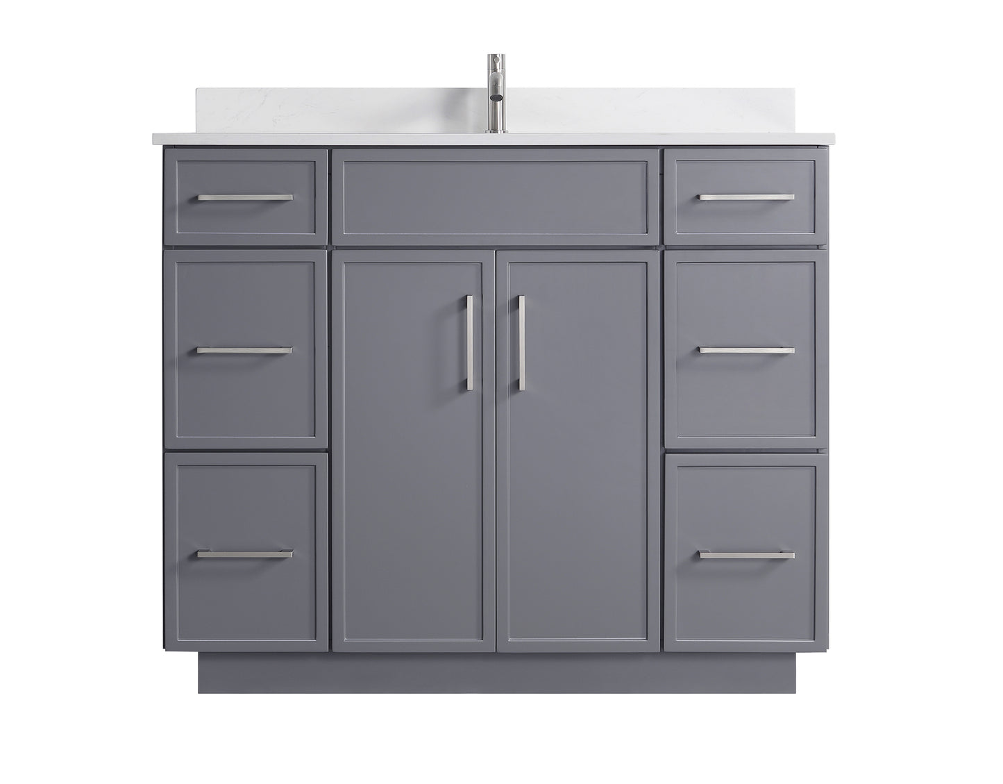 ODBO 42"x22"x35" Cabinet with Doors Over The Toilet Storage for Bathroom ODBO3-42GRY