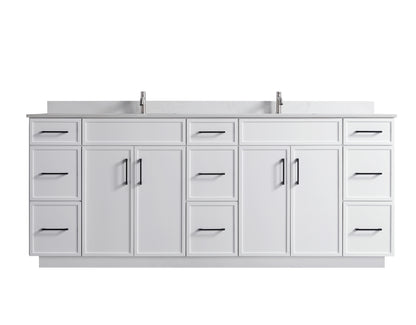 ODBO 84"x22"x35" Wall Cabinets with Doors Over The Toilet for Bathroom ODBO3-84DWHT