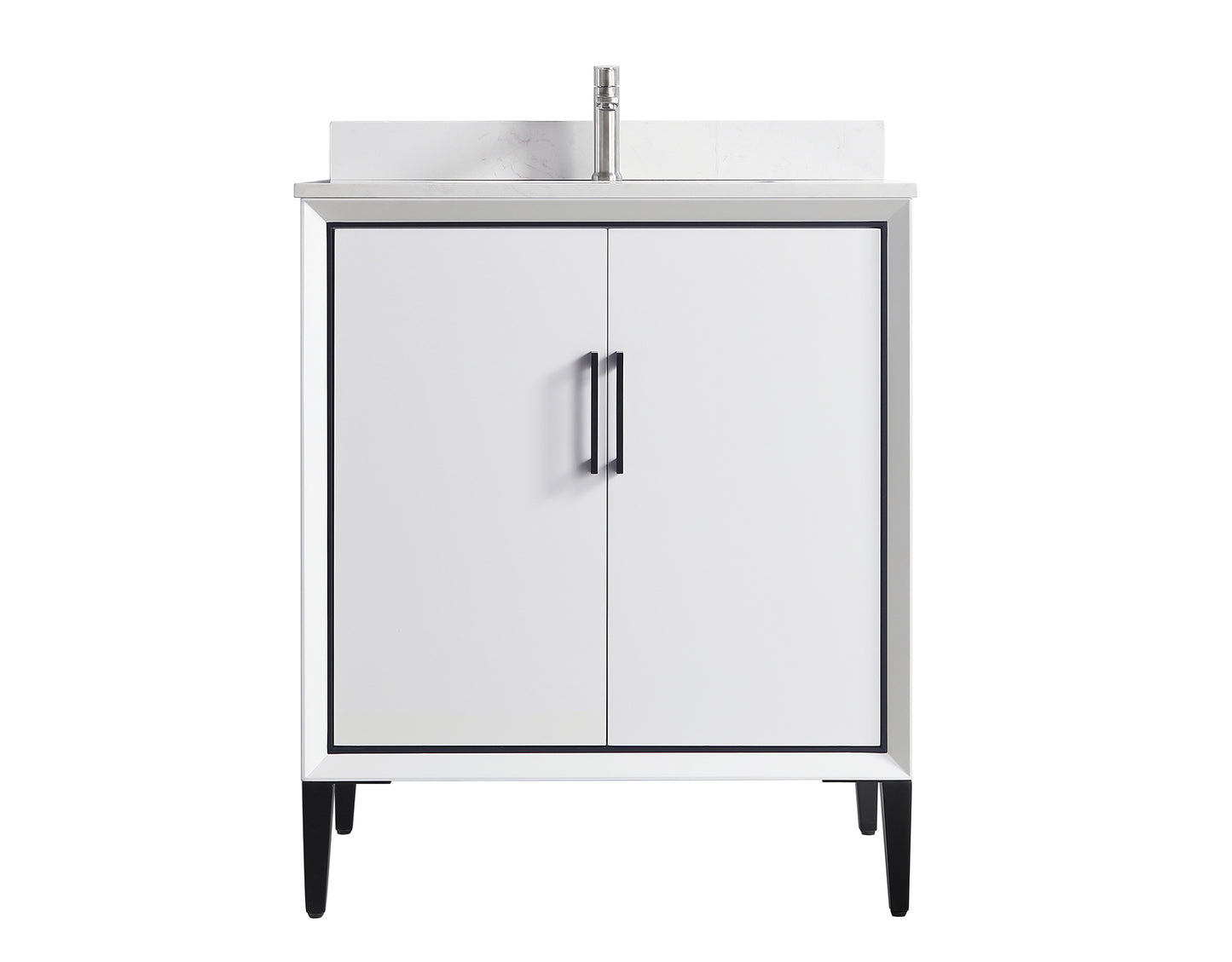 ODBO 30"x22"x35" Bathroom Wall Cabinet Over Toilet Storage with Large Space ODBO4-30WHT