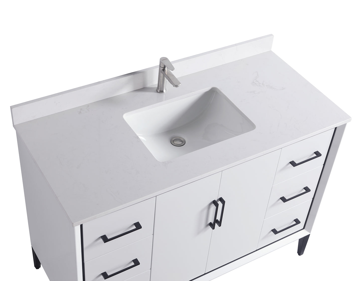 ODBO 48"x22"x35" Over The Toilet Bathroom Storage Cabinet for Bathroom ODBO4-48WHT