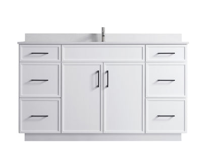 ODBO 60"x22"x35" Cabinet with Doors Over The Toilet Storage for Bathroom ODBO3-60SWHT