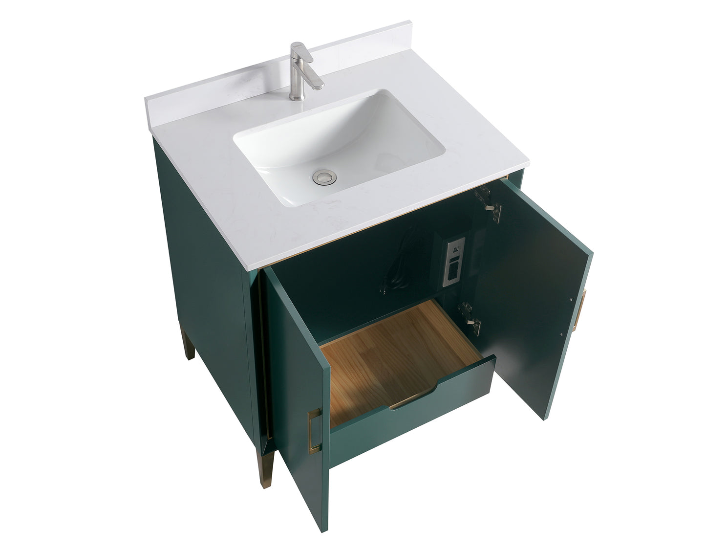 ODBO 30"x22"x35" Wall Cabinet Over Toilet for Bathroom ODBO4-30GRN