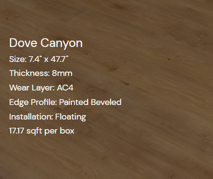 XPF Flooring- Dove Canyon 8mm 100% waterproof 17.17sf/box